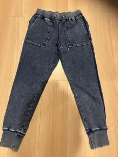 GU デニムスウェットイージーパンツ　Mサイズ