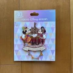 東京ディズニーリゾート 40周年 ピンバッジ