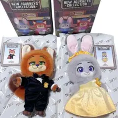 正規品 TOPTOY ズートピア2 ニック ジュディ ぬいぐるみチャーム