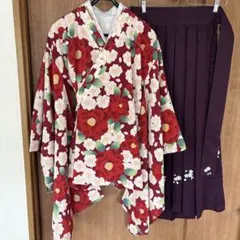 小学校卒業式に着た卒業袴160サイズのサムネイル