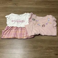 キッズカットソー　2点セット　130㎝