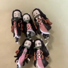 鬼滅の刃　ちょこのっこ　ねずこ　ミニフィギュア　5点セット　まとめ売り