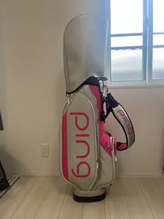 新品 TDN GOLF スコットランド発 プレミアム スタンドバッグ ピンク