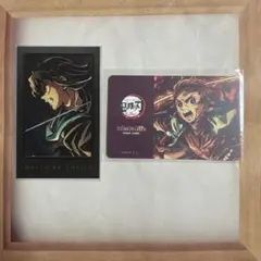 鬼滅の刃 ダイニング チェキ風ブロマイド ポイントカード 無一郎 炭治郎