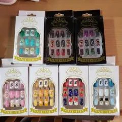 ⚠️開封します。箱無し　ディズニー　プリンセス　ヴィラン　ネイルチップ　7点