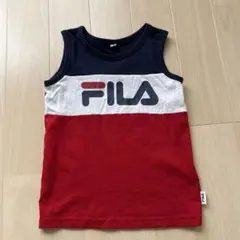 FILA タンクトップ 120 ネイビー/ホワイト/レッド