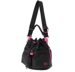 PORTER ショルダーバッグ ブラック ピンク　限定　フラミンゴのサムネイル