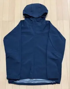 無印良品 撥水フードジャケット XL ダークネイビー