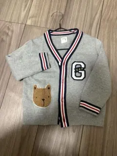 GAP ベビー カーディガン 18-24ヶ月 グレー