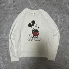UNIQLO Disney ミッキーマウス スウェット グレー系Sサイズ d30のサムネイル