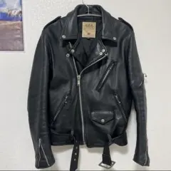 666 leather wear ダブル ライダース レザージ ヤケットのサムネイル