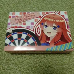 廃盤・カード欠品】五等分の花嫁 ダーツセット 中野三玖 限定缶バッジ