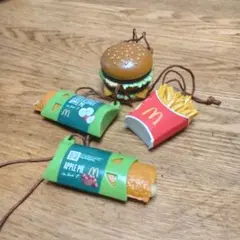 マクドナルド　フードストラップ　ビックマックセット ストラップセット