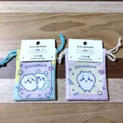 ちいかわ ダイソー プチ巾着 2種 モモンガ ハチワレ うさぎ ちいかわのサムネイル