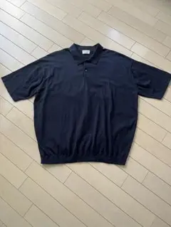 送料込★ビューティーアンドユースGIZAコットンニットポロシャツsizeXL