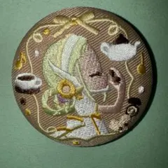おジャ魔女どれみ 飛鳥ももこ 刺繍缶バッジ
