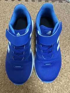 adidas 青 スニーカー 19cm