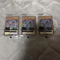 遊戯王　青眼の白龍　ブルーアイズ　セブン　横座標一致　ノーパラ　3枚　新品未開封