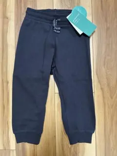 【新品タグ付】H&M スウェット コットン 綿100% パンツ 90 ネイビー