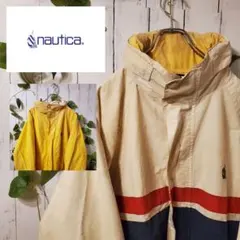 90s　ノーティカ　マウンテンパーカー　リバーシブル　セーリングジャケット　古着