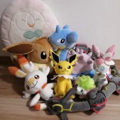 ポケモン　ぬいぐるみ　クッション　8体 まとめ売り