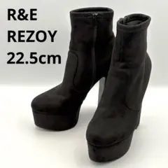【美品】R&E REZOY ストームストレッチショートブーツ S 22.5cm