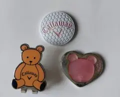 人気のCallaway キャロウェイ クマ　ゴルフマーカー ゴルフ アクセサリー