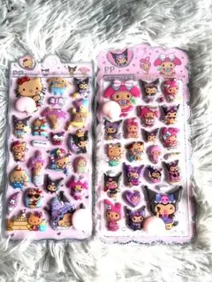 ハローキティマイメロキャラクターシールセット（カラフル）