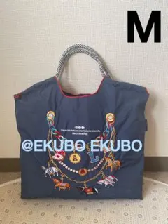 【新品】ボールアンドチェーン　ホースチャーム刺繍エコバッグ Mサイズ