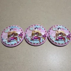 ディズニー　刺繍缶バッジ2 シュガーラッシュ３個セット