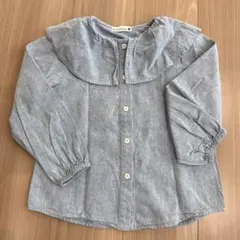 branshes フリル付き長袖シャツ 130