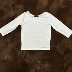 COMME CA ISM 長袖カットソー 90 白