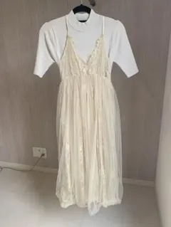 エイミーイストワール ♡チュールキャミソールコンビニットワンピース