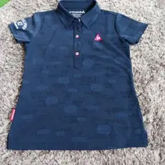 未使用　le coq sportif ネイビー ポロシャツ Sサイズのサムネイル
