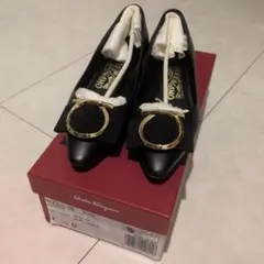 【本日のみ！大幅お値下げ....】Ferragamoブラック 34.5サイズ