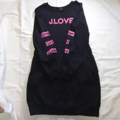 美品☆JENNI LOVE 長袖チュニック　150　トレーナー　ブラック