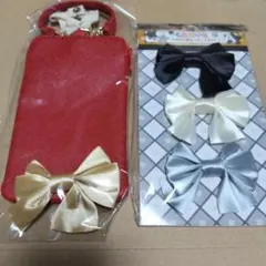 くまめいと 推し色ポーチ用付け替えリボン３本セット ハーネス付推し色ポーチ