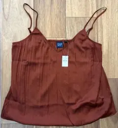 GAP ギャップ ダークオレンジ テラコッタ キャミソール キャミ 体型カバー