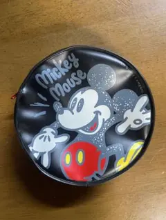 ミッキーマウス 円形ポーチ コインケース