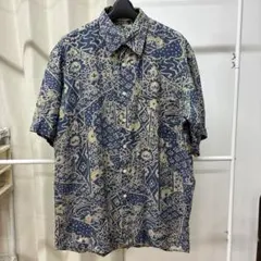 GIVENCHY ジバンシー 総柄 半袖シャツ ネイビー/ベージュのサムネイル