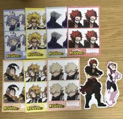 僕のヒーローアカデミア 100均 証明写真風ステッカー 爆豪勝己 上鳴 切島