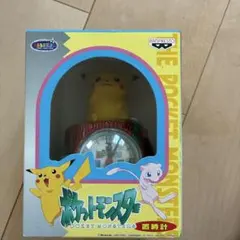 ピカチュウ ポケモン 時計 フィギュア レトロ レア 昔 当時物 グッズ