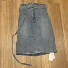 新品　チコ　Chico デニムベアミニワンピース　スカイブルー