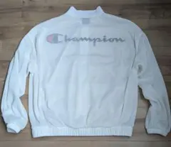 Champion メッシュ ジップアップ ブルゾン ホワイト
