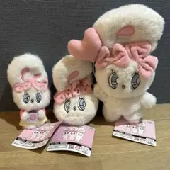 エスターバニー　ぬいぐるみ　マスコット　フェイスミニポーチ　3点セット