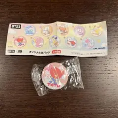 【新品未使用】BT21 くら寿司　TATA オリジナル缶バッジ