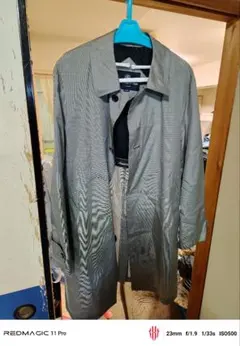 Aquascutum LONDON シルク100% ステンカラーコート Mのサムネイル