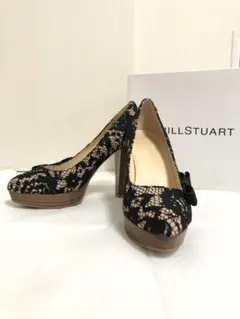 JILLSTUART リボン付きレースパンプス