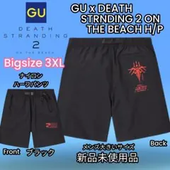 BIG 3XL GUxDEATH STRNDING 2 O.T.Bハーフパンツ黒