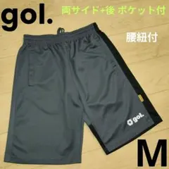 Mサイズ【gol.】ゴル ハーフパンツ 通気性◎速乾性◎ ポケット付 腰紐付のサムネイル